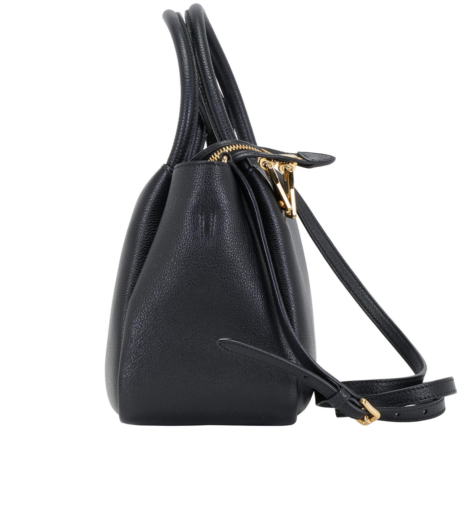 Top Handle Bag, &pound;1,200, Handbags, Black, Leather, Bottom view